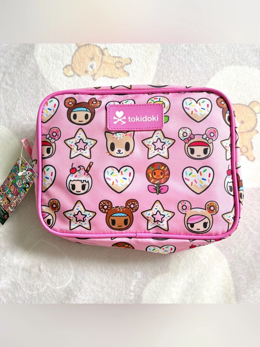 NEW Kawaii Tokidoki Pink Makeup Zip Pouch